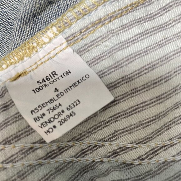 Abercrombie & Fitch Flare Jeans Womens 4 Distressed Cotton Vintage Baggy New - Picture 10 of 13